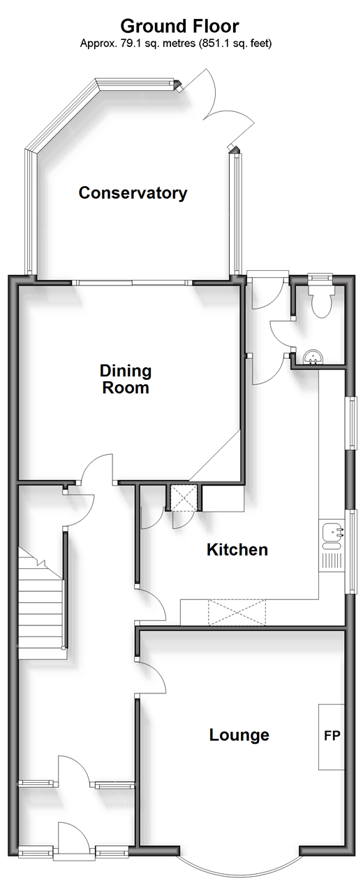 Westbrook Avenue, Margate floorplan