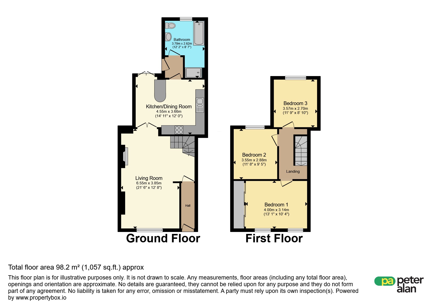 36, Bryn Seion Street, Tredegar floorplan