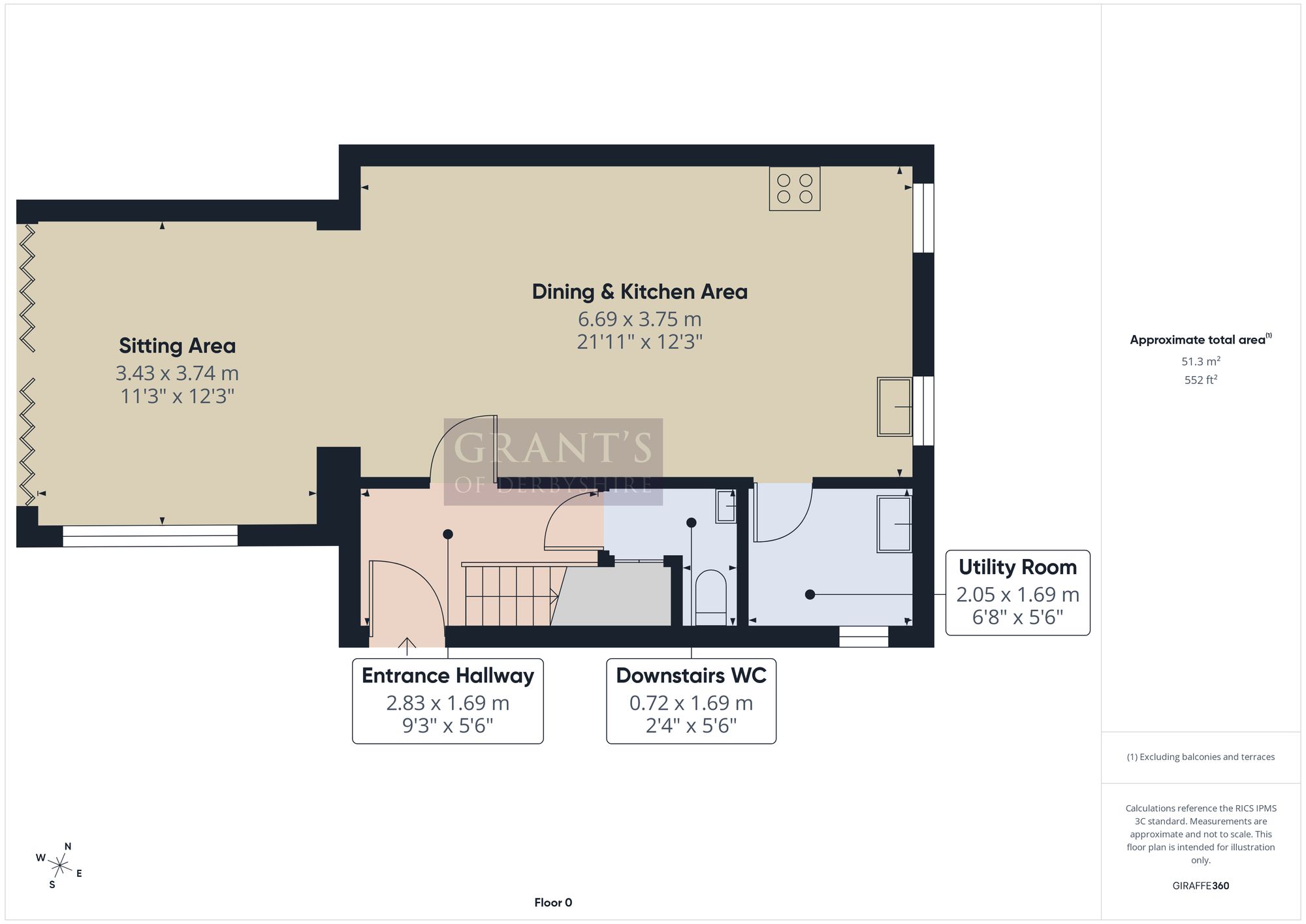 1 Tansley House Church Street, Matlock floorplan