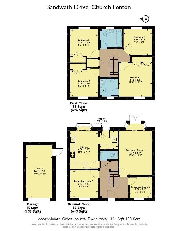 4 Bedrooms Detached house for sale in Sandwath Drive, Church Fenton, Tadcaster LS24