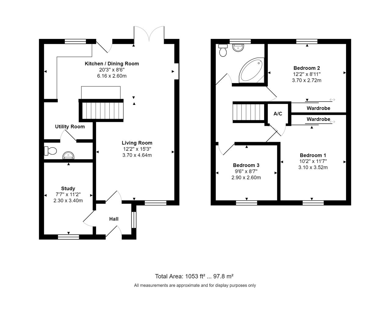 129, Tavistock Road, Fleet floorplan