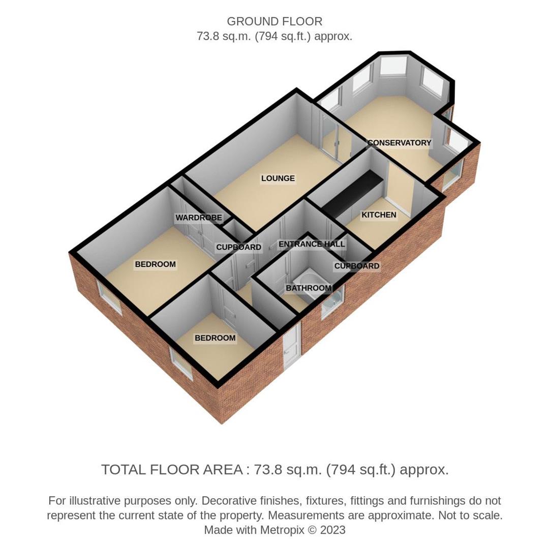 Links Road, Gorleston, Great Yarmouth NR31, 2 bedroom detached bungalow