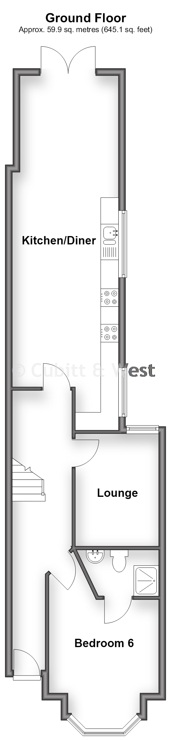 59, Chichester Road, Portsmouth floorplan