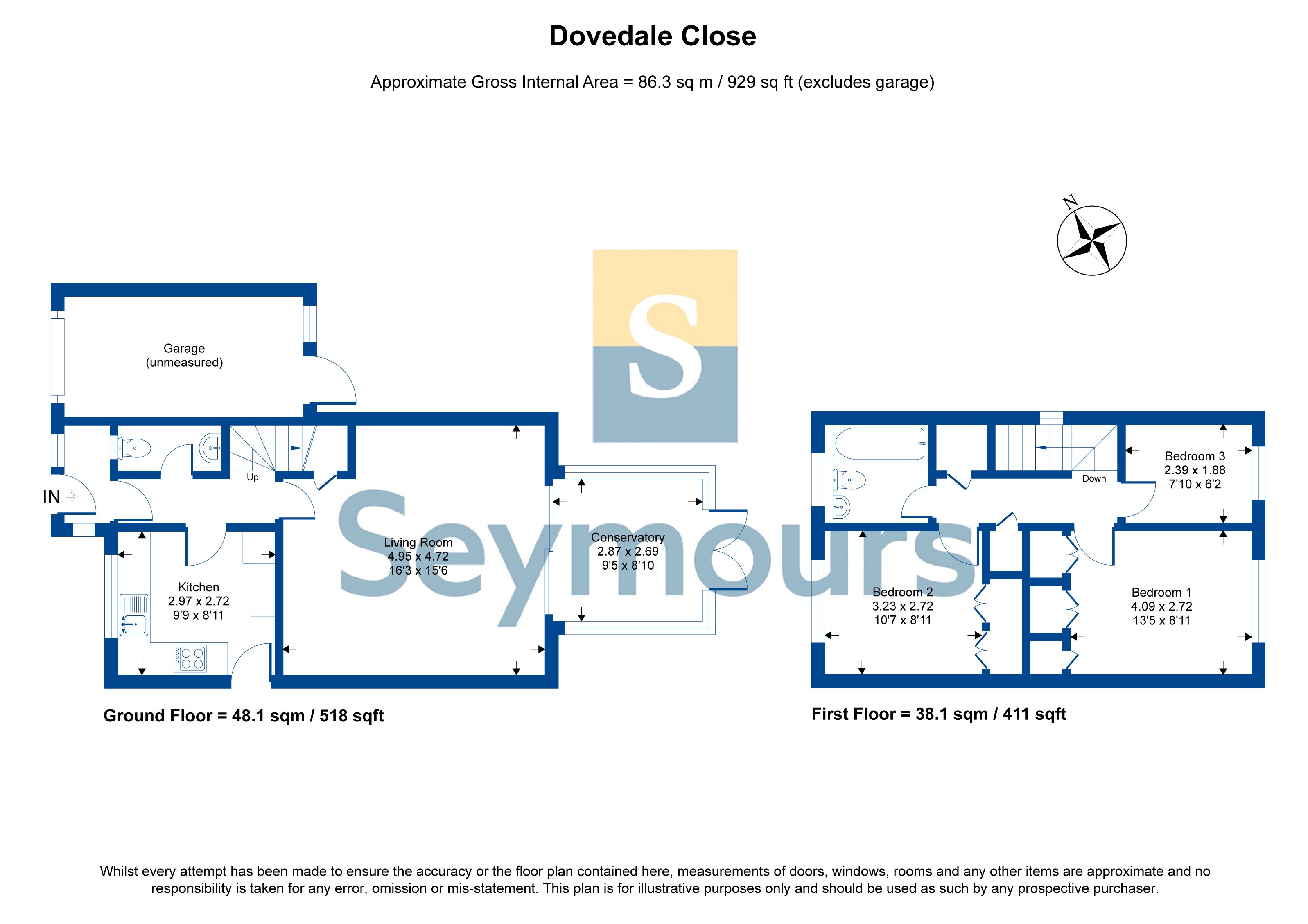 39, Dovedale Close, Sandhurst floorplan