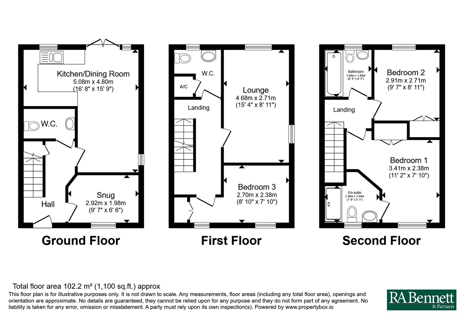 5, Hazel Avenue, Gloucestershire floorplan