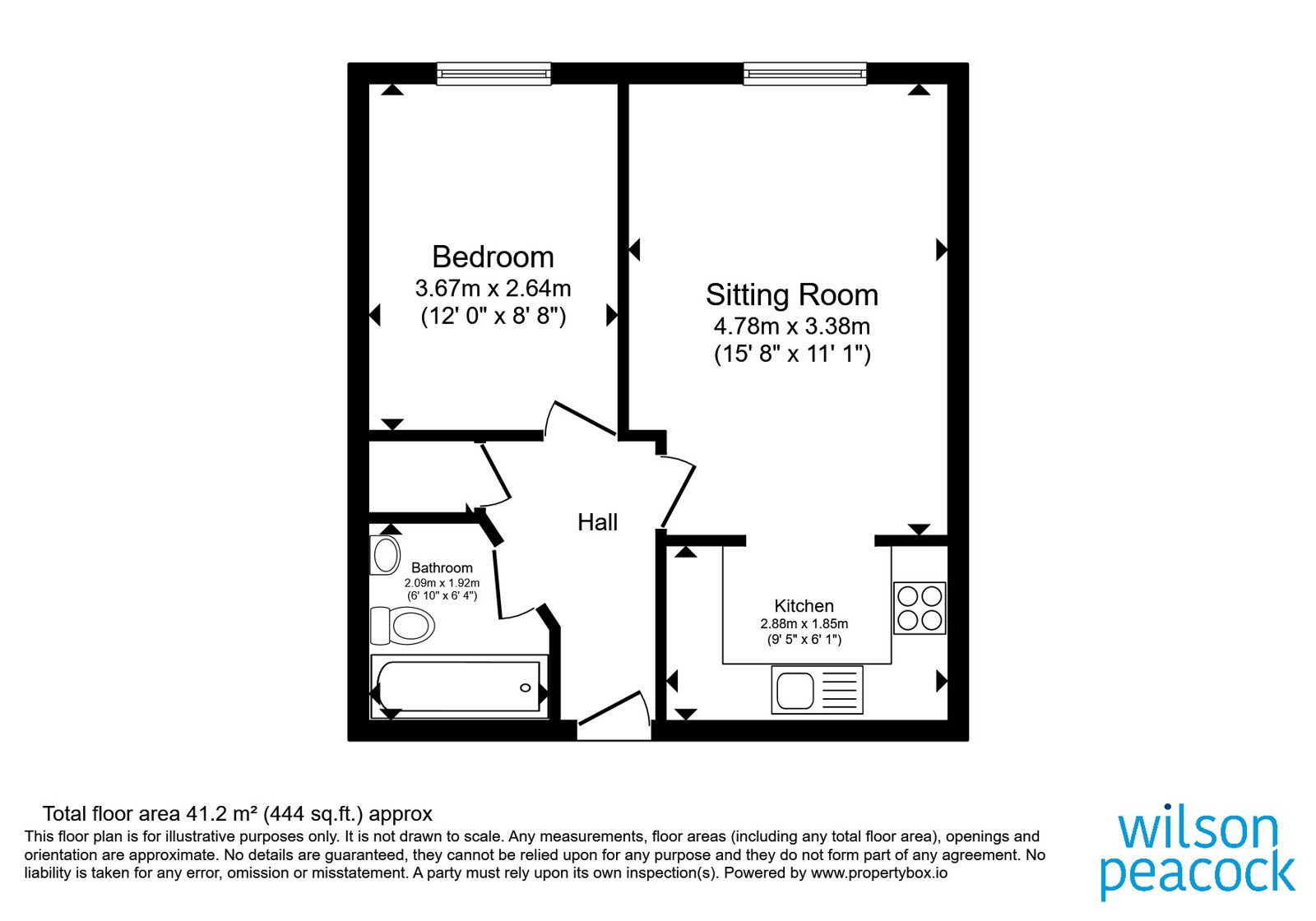 56, Albion Place, Milton Keynes floorplan