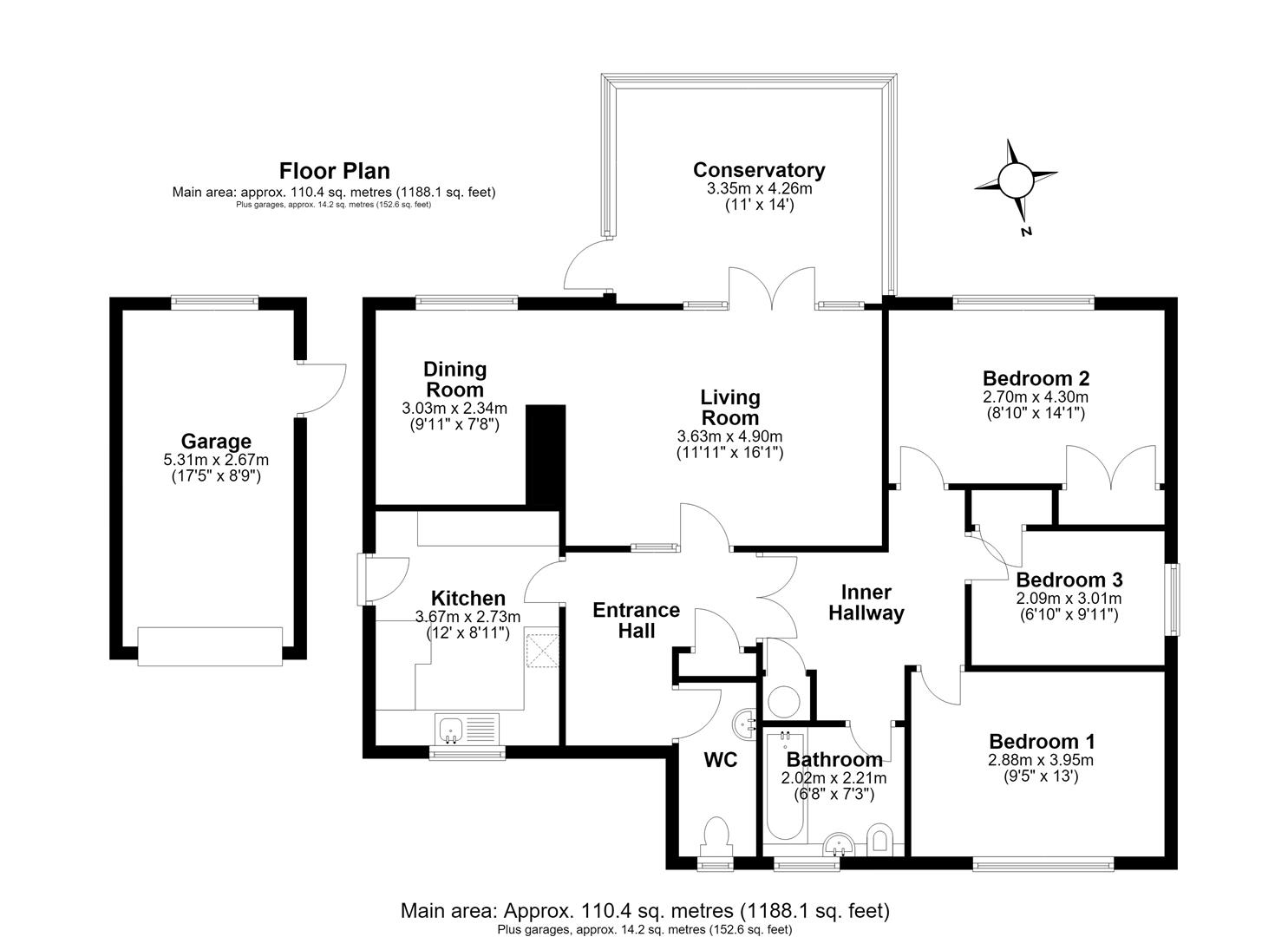 2, St. Peters Road, Cambridge floorplan