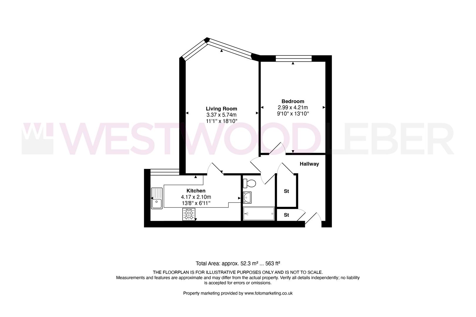 13 Eversley Lodge, Park View, Hoddesdon floorplan