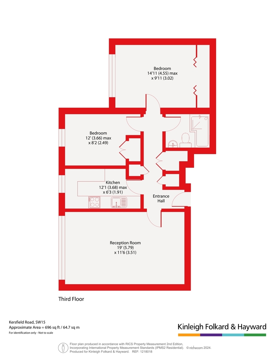 14 Glenmore, 9, Kersfield Road, London floorplan