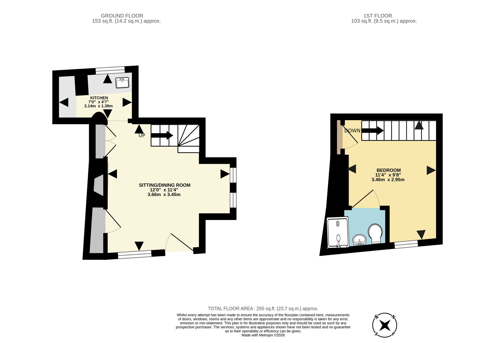 69 Fore Street, Torquay floorplan
