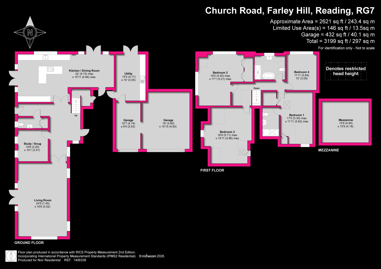 West Lodge,, Church Road, Reading floorplan
