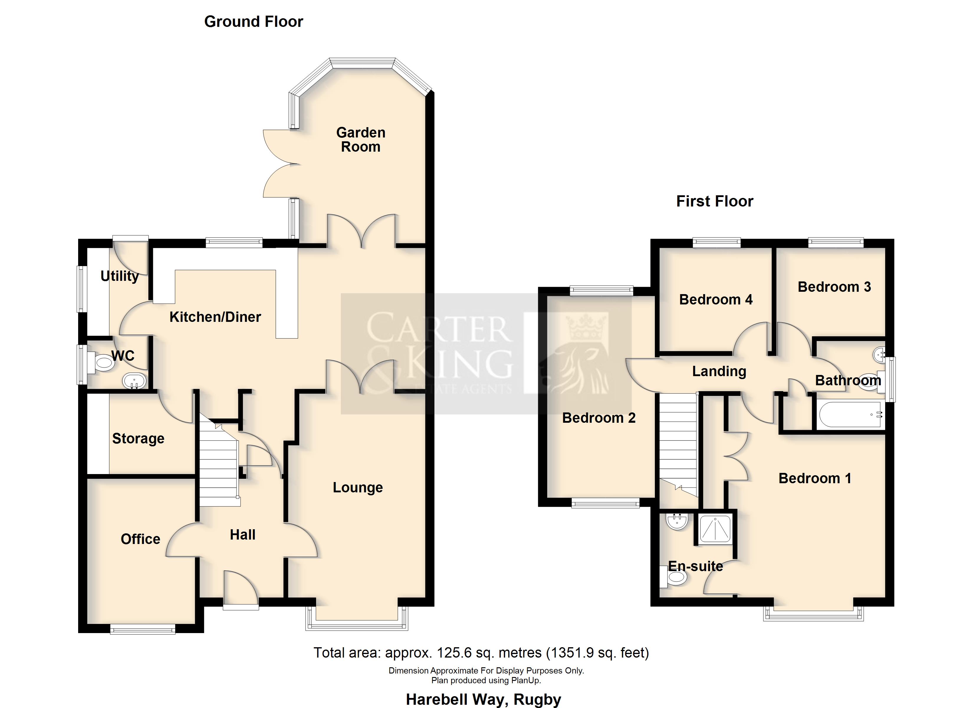 14, Harebell Way, Rugby floorplan