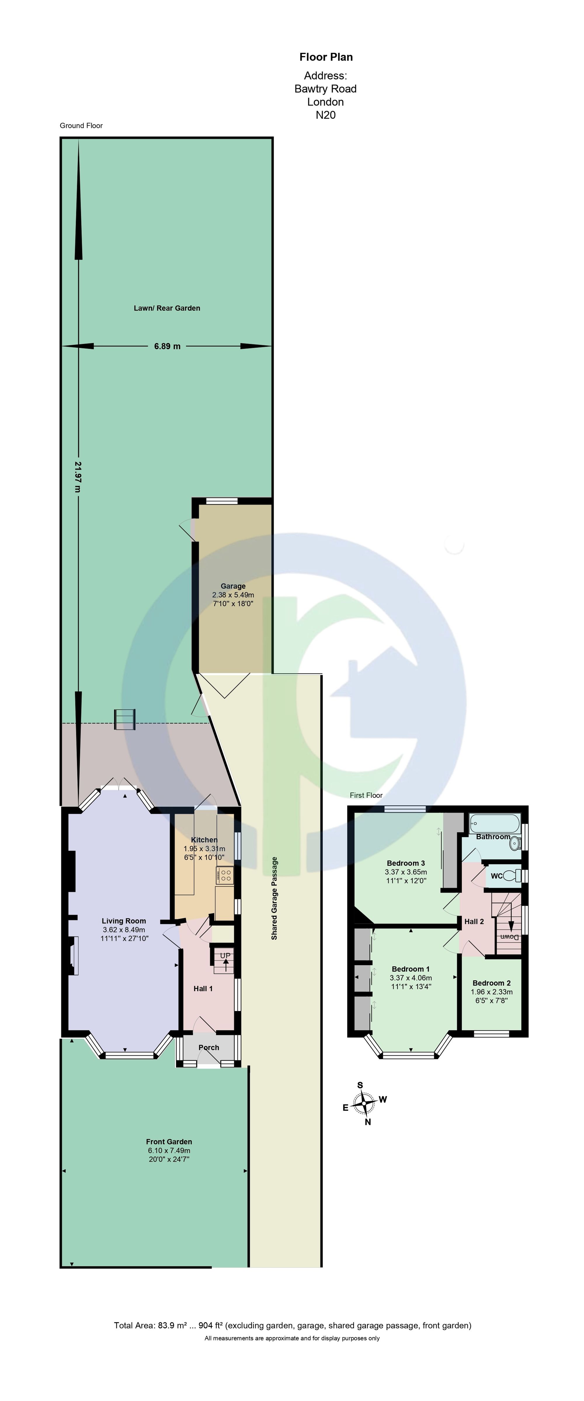41 Bawtry Road, London floorplan