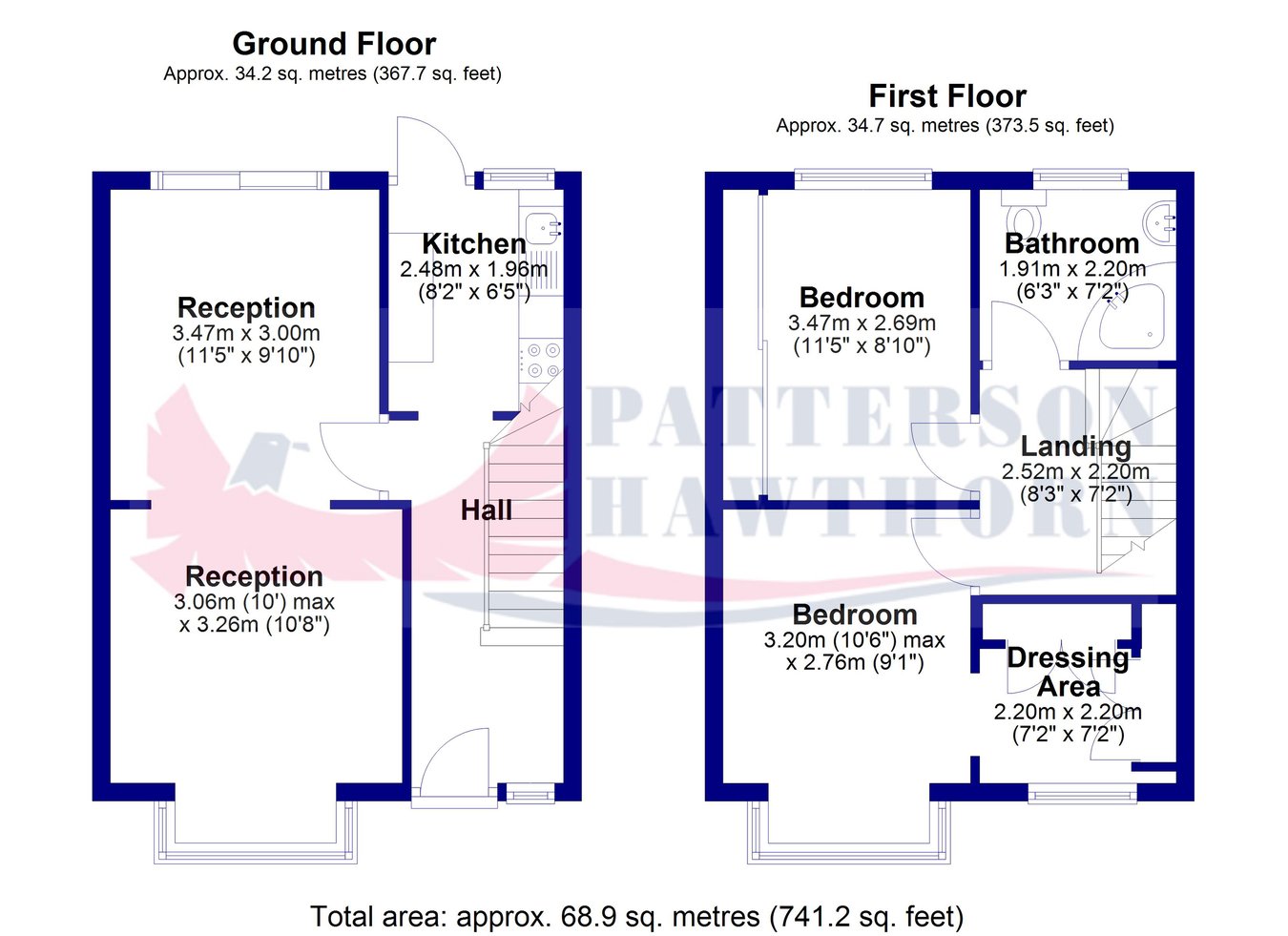 52, Spencer Road, Rainham floorplan