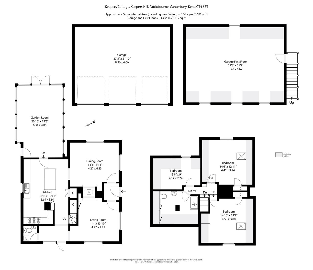Keepers Cottage, Patrixbourne floorplan