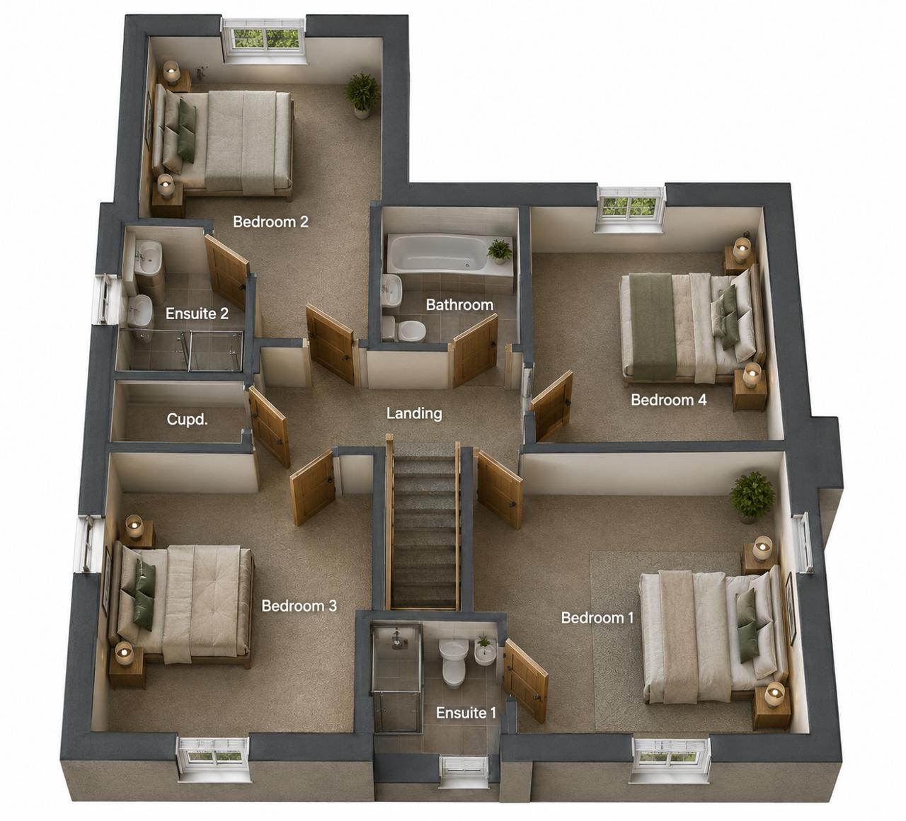 Plot 1 Carlton View, High Road, Corringham floorplan