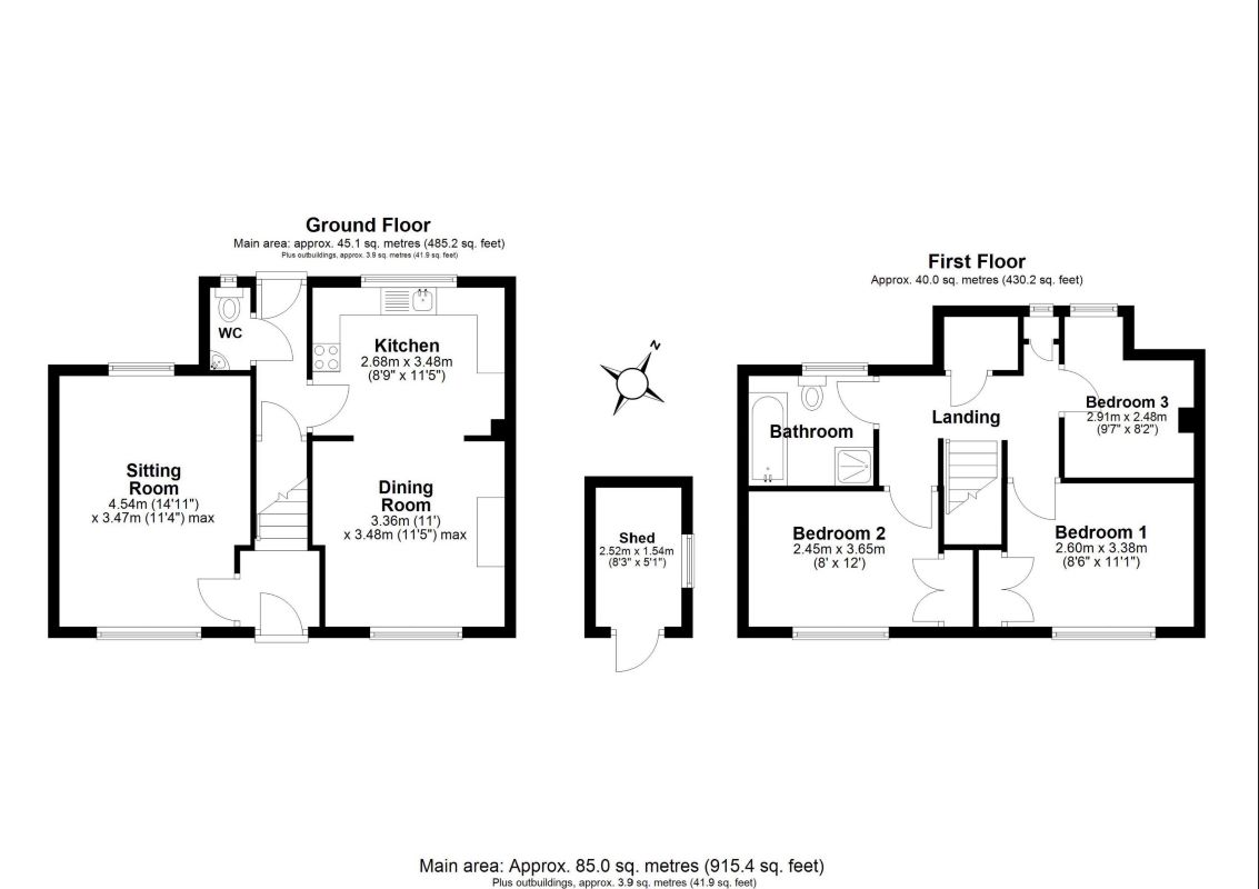 Barton Cottages, Totnes floorplan