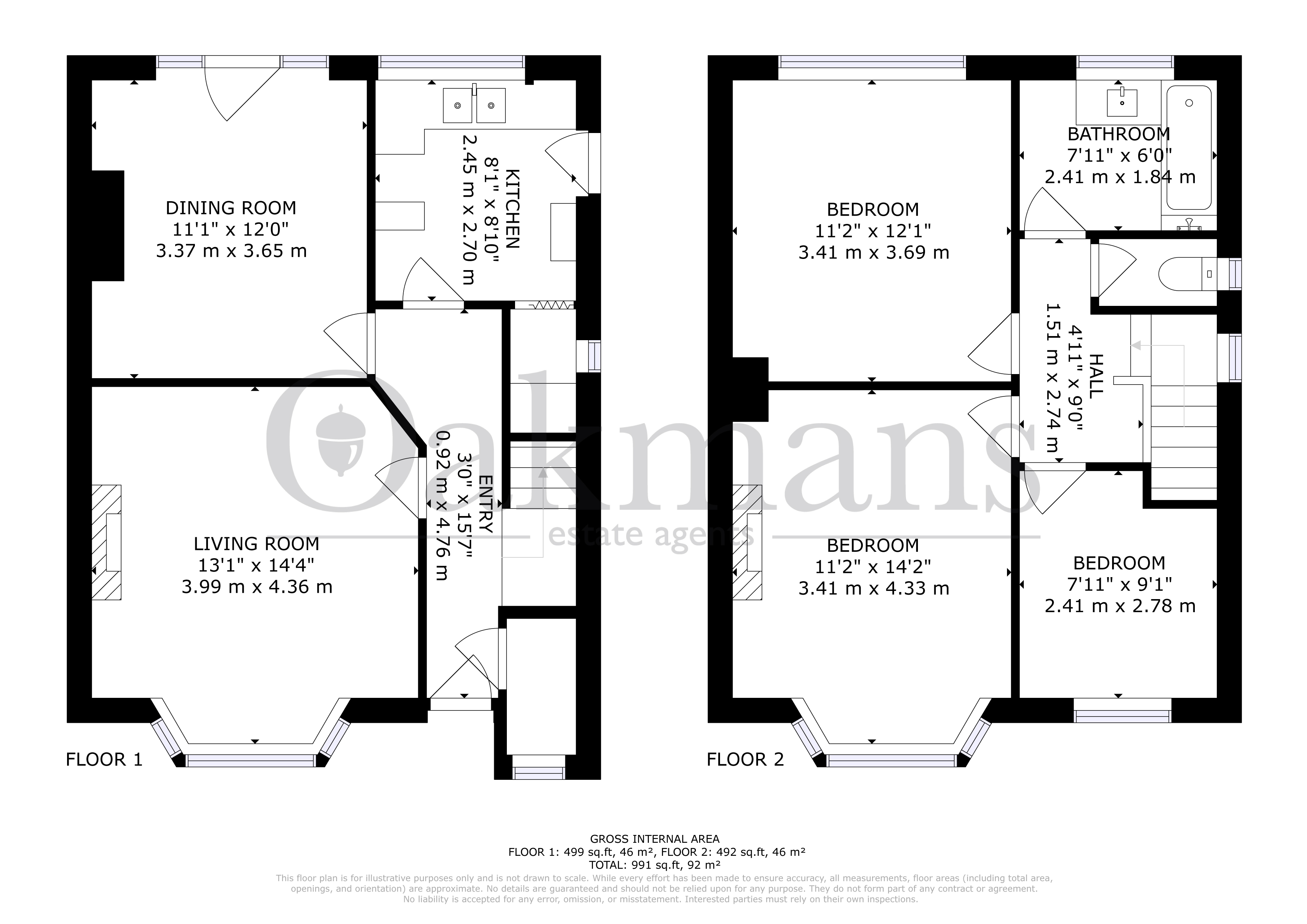 54, GREENRIDGE ROAD, BIRMINGHAM floorplan