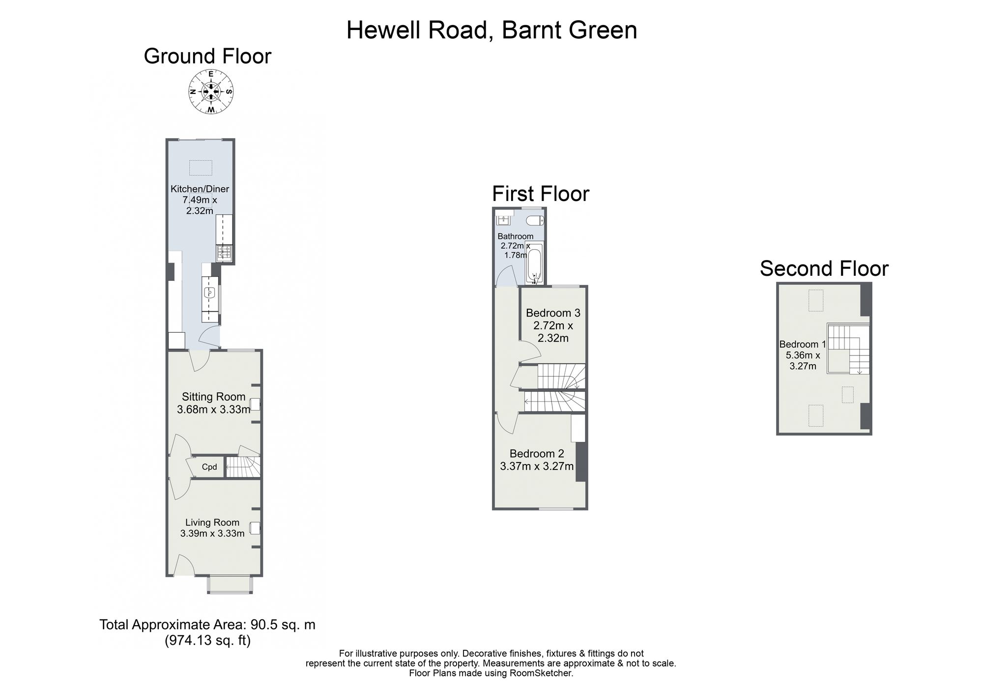 73 Hewell Road, Birmingham floorplan
