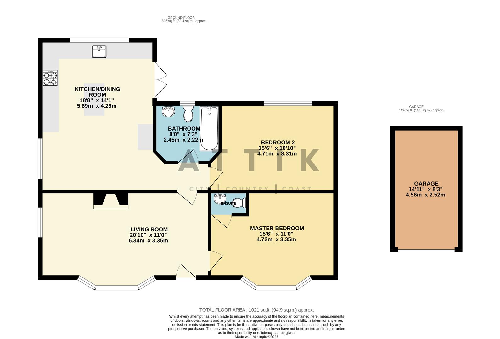Hilltop, London Road, Halesworth floorplan