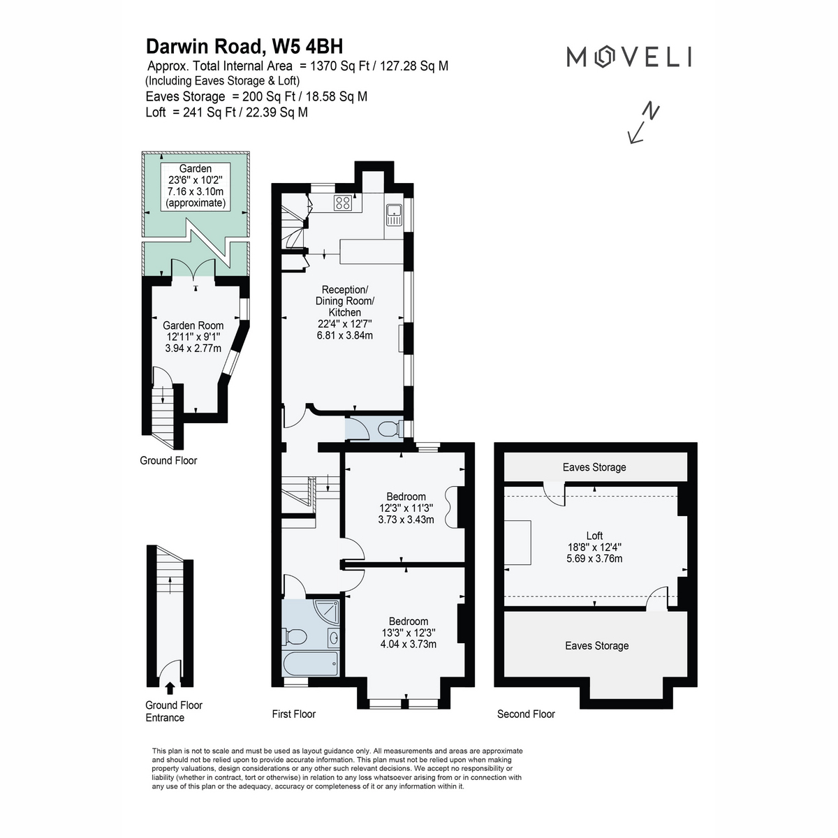 Flat 120a, 120a, Darwin Road, London floorplan