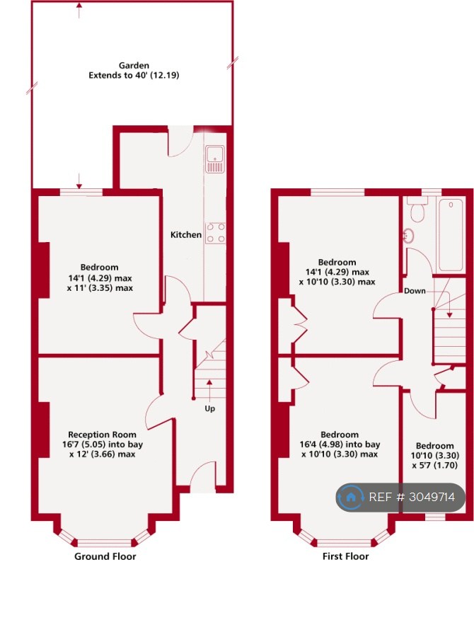 Clive Road, London floorplan