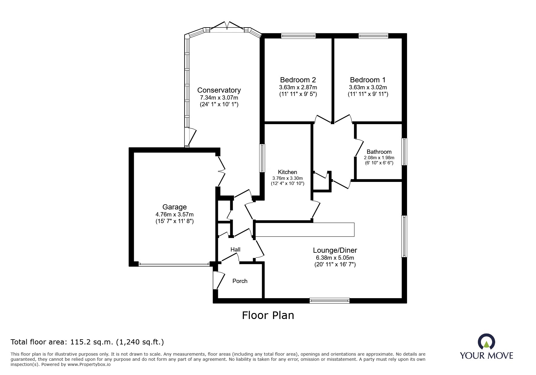 Abbotts Oak Drive, Leicestershire floorplan