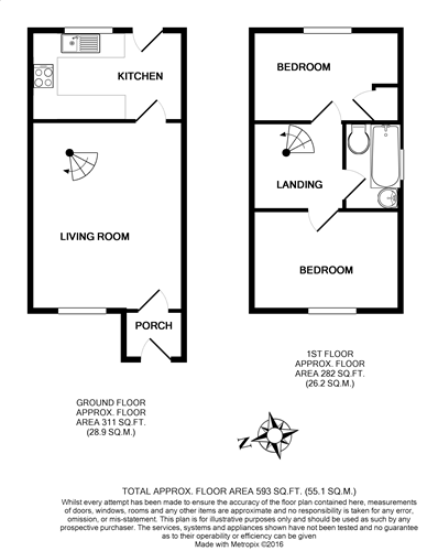 2 Bedrooms Terraced house for sale in Talbot Road, Sudbury CO10