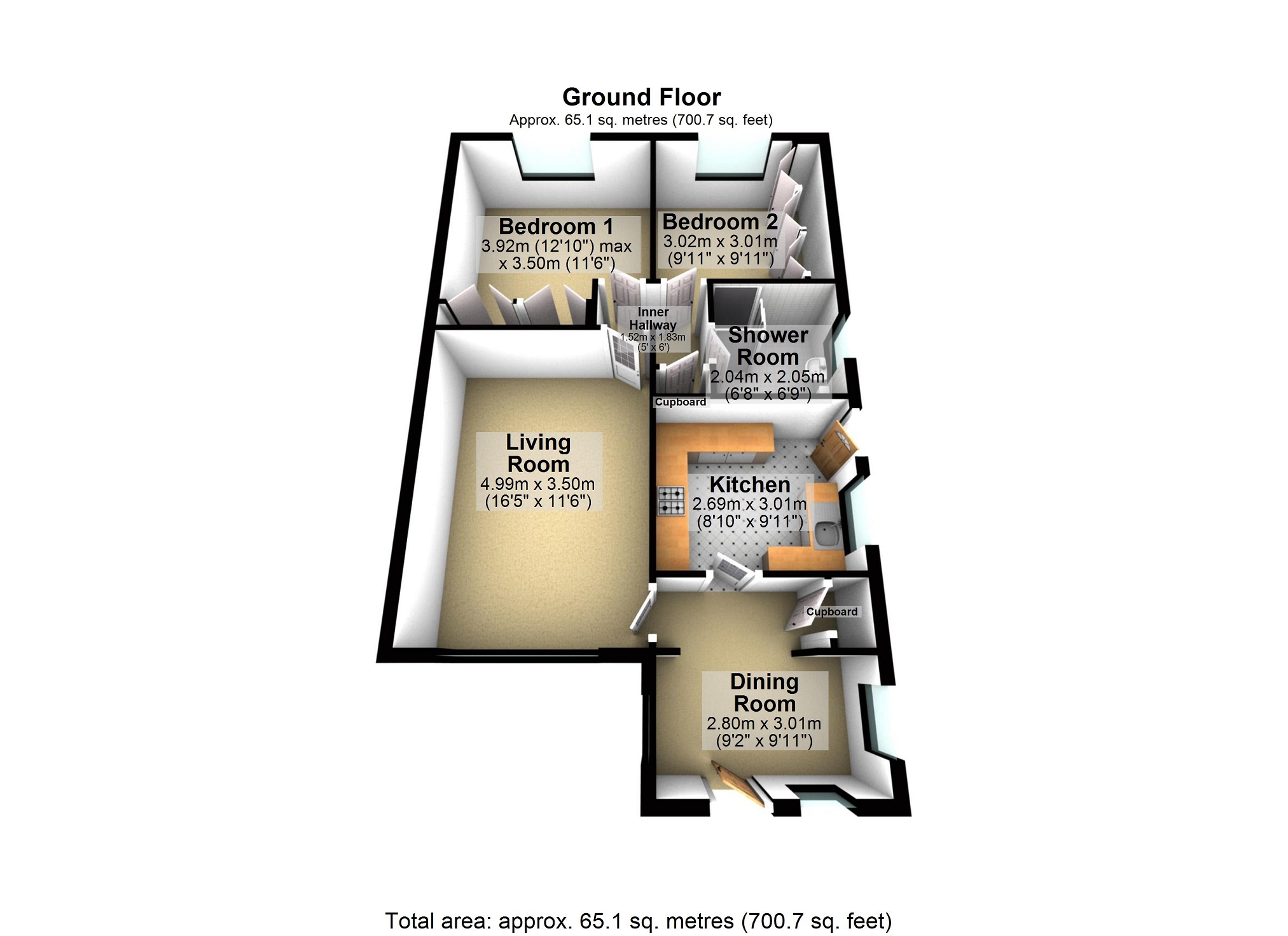 8, Iona Close, Tibshelf floorplan