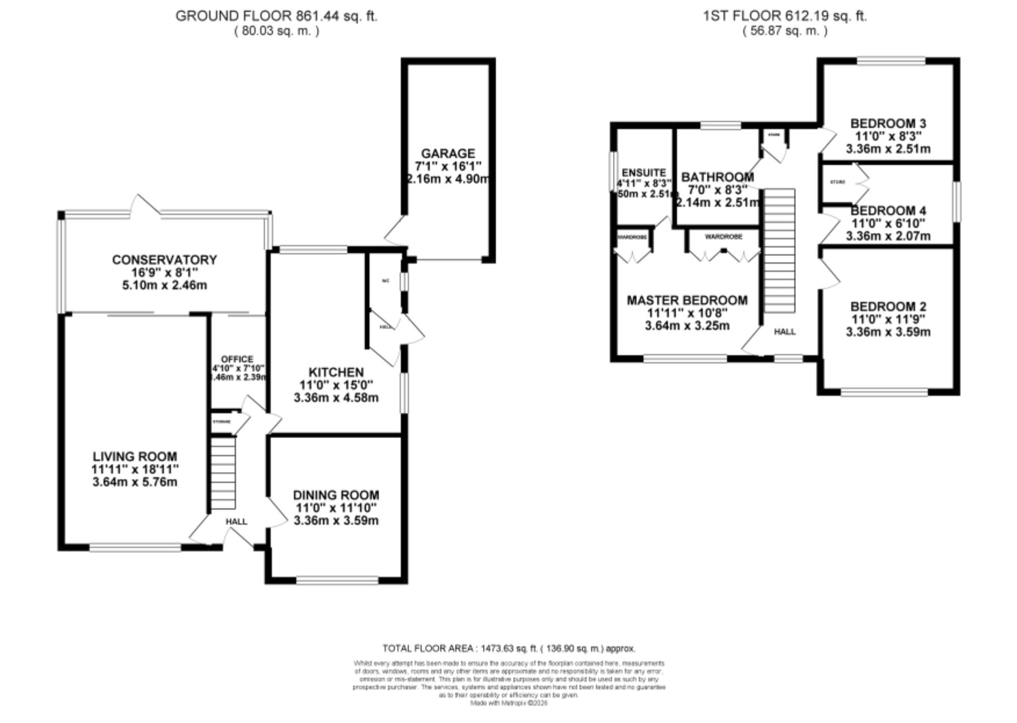 13 School Lane, Stafford floorplan