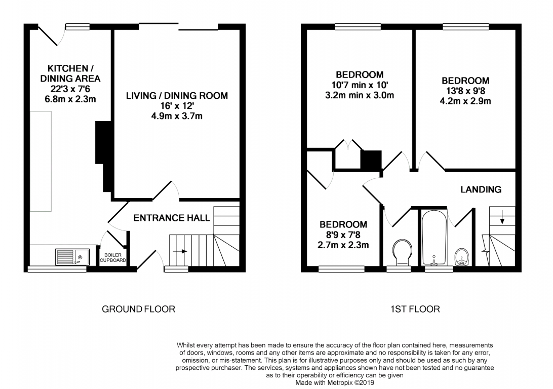 3 Bedrooms Terraced house for sale in Giffard Drive, Farnborough GU14