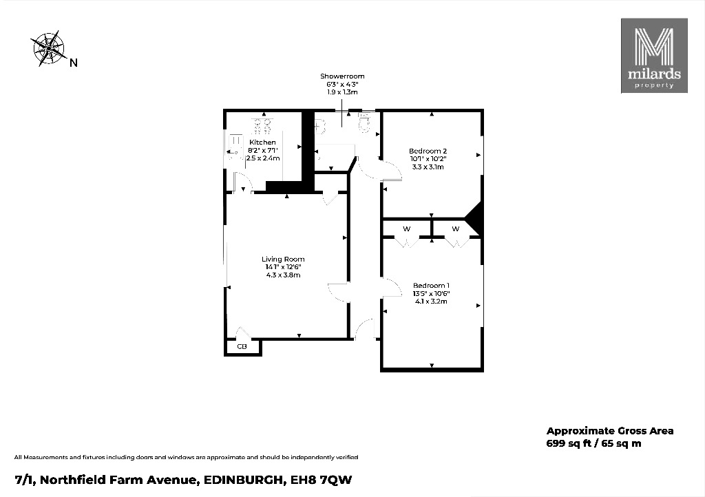 Northfield Farm Avenue, Northfield, Edinburgh EH8, 2 bedroom flat to rent 66012213 PrimeLocation
