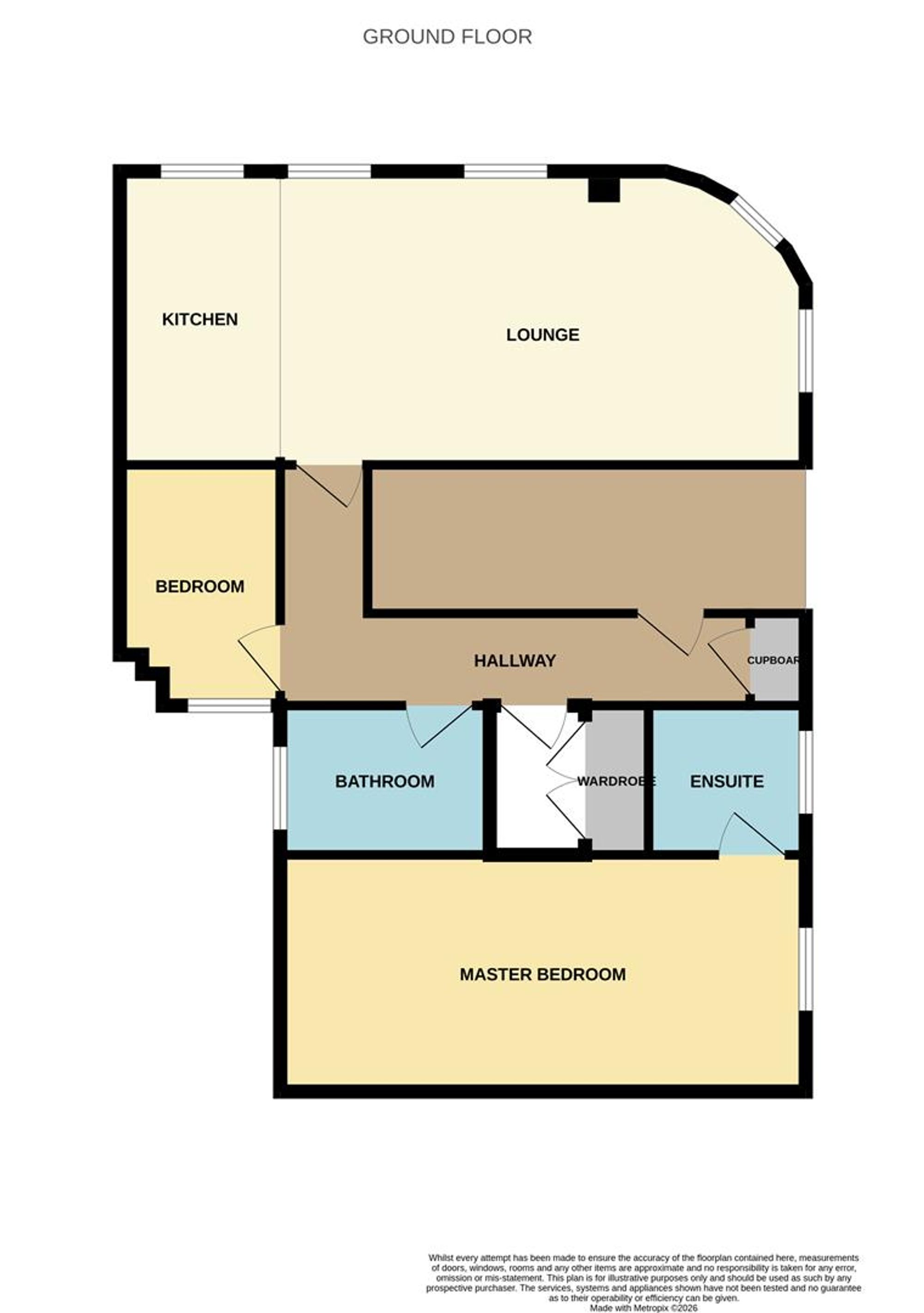Flat 4, 2 Gloucester Mews, Weymouth floorplan