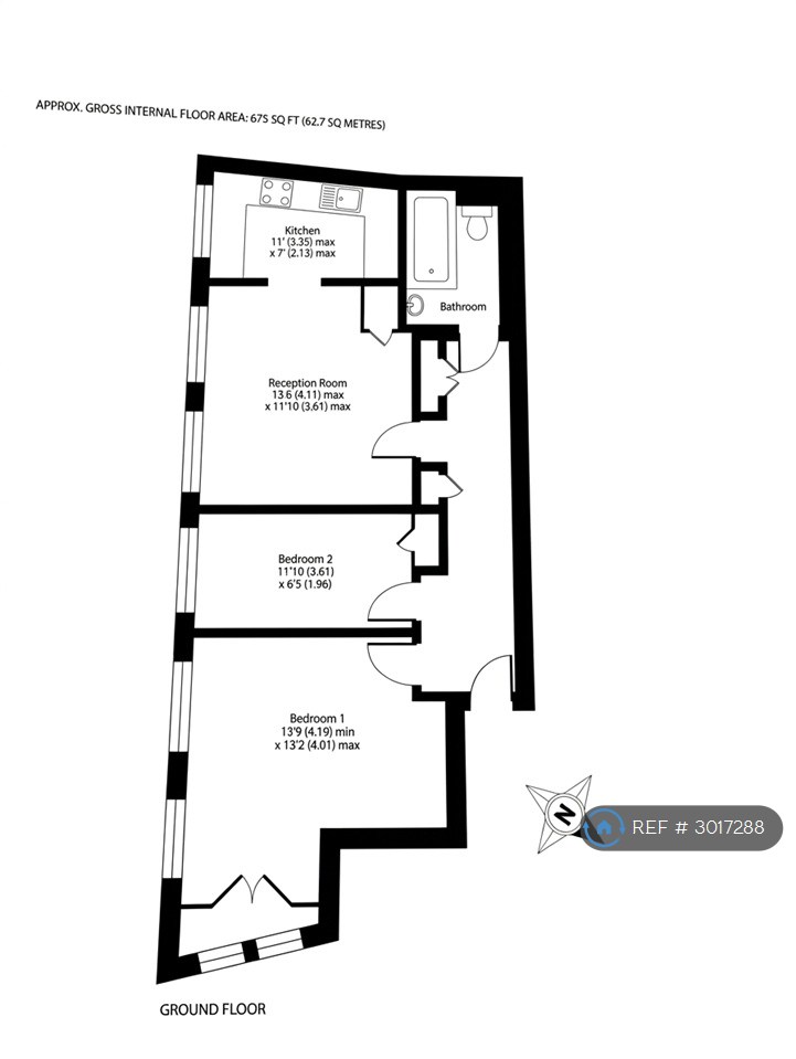 Flat, High Street, Kingston Upon Thames floorplan