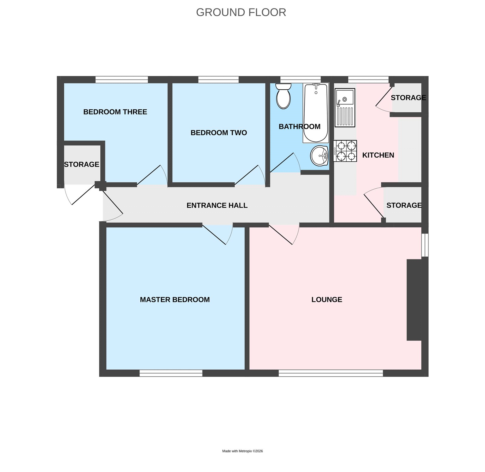 54, Bevan Avenue, Wolverhampton floorplan