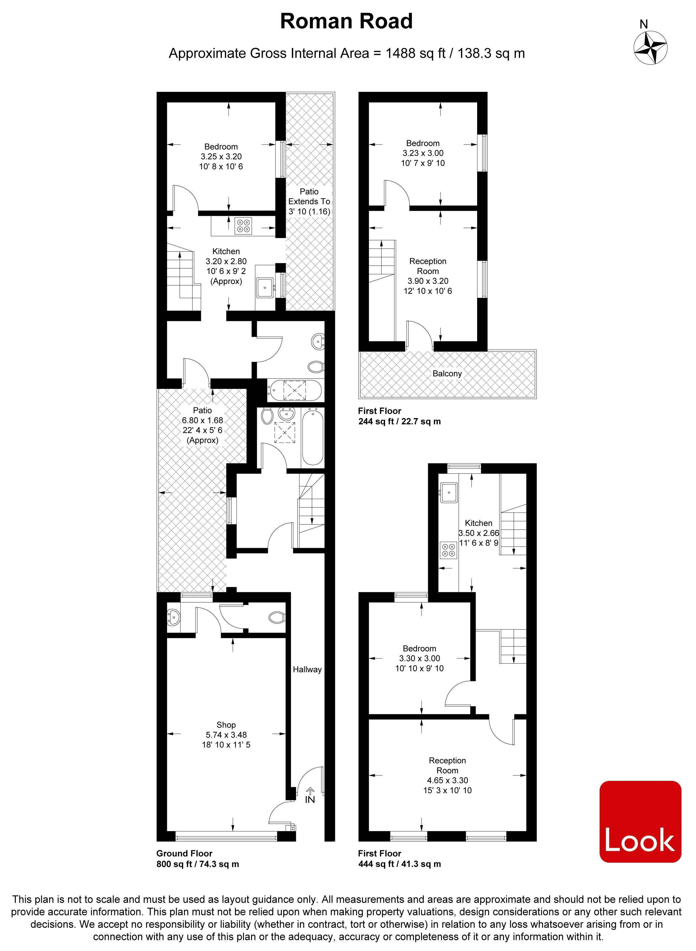 Roman Road, Bow floorplan