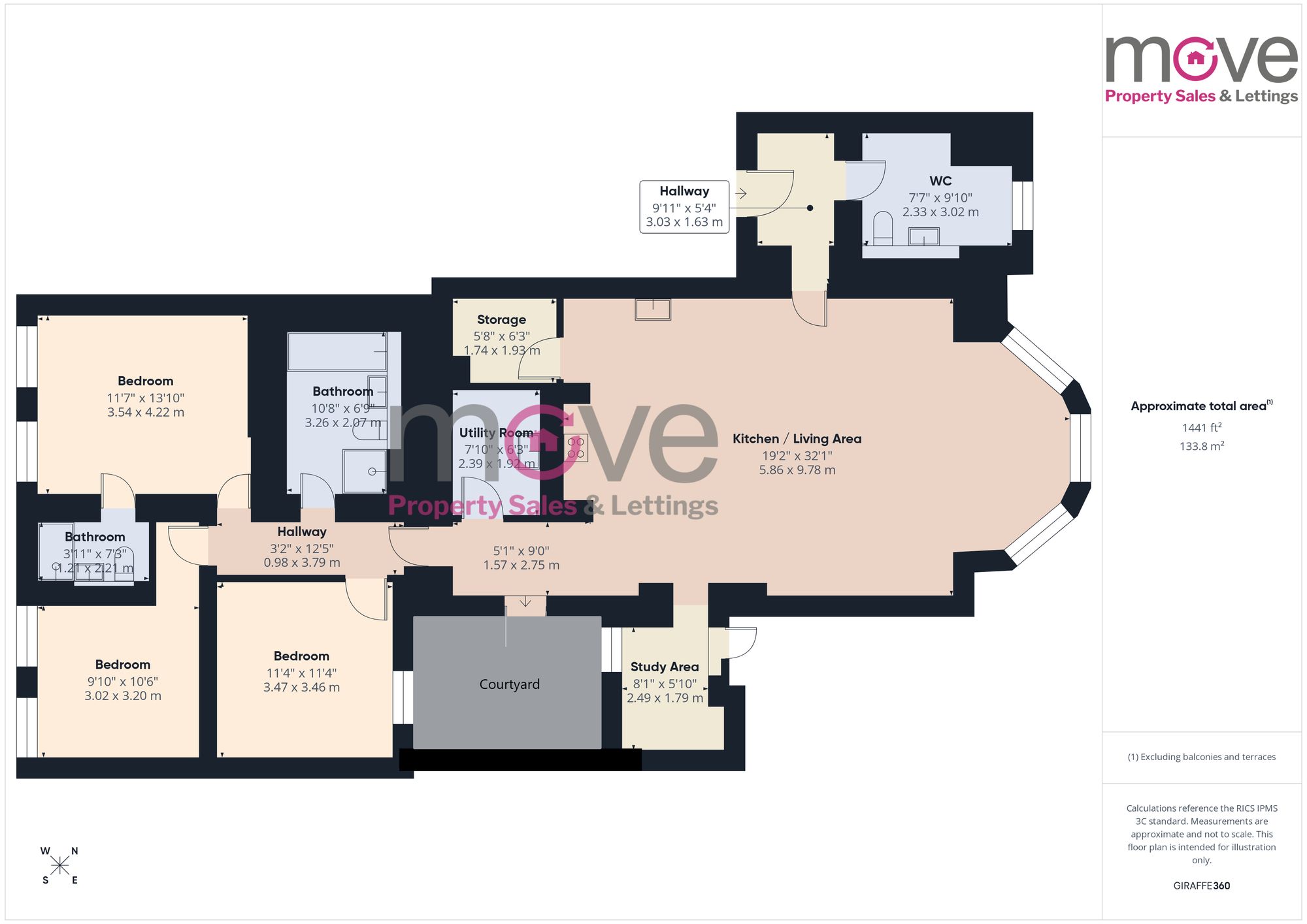 Apt 9 Sandford Park House 39-41, Cheltenham floorplan