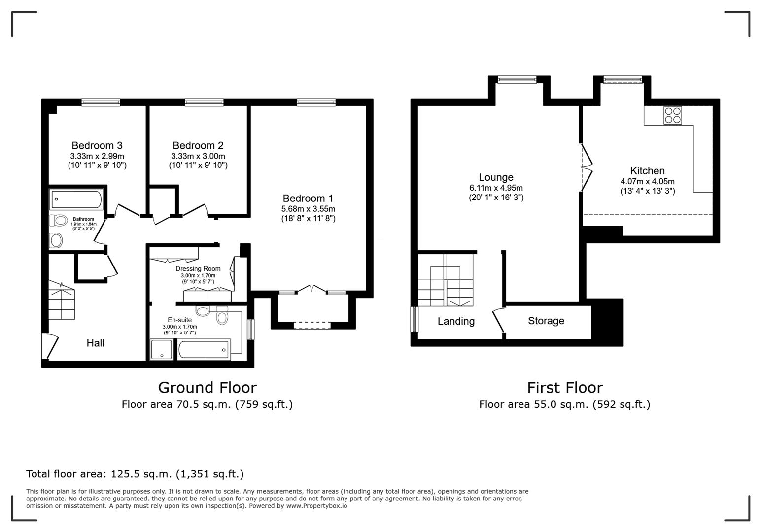 Flat 7, 107, London Road, Brentford floorplan