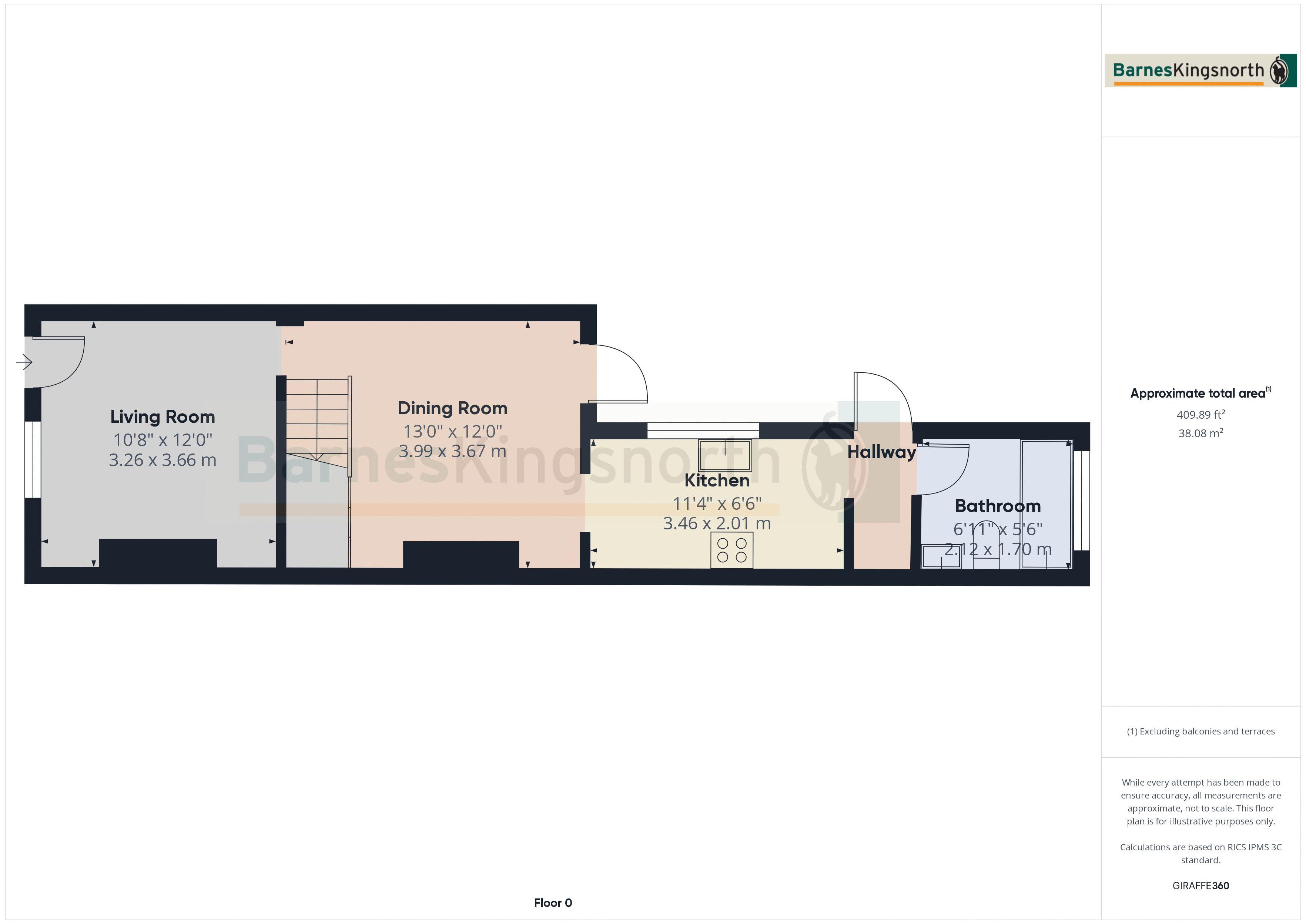 33, Priory Street, Tonbridge floorplan