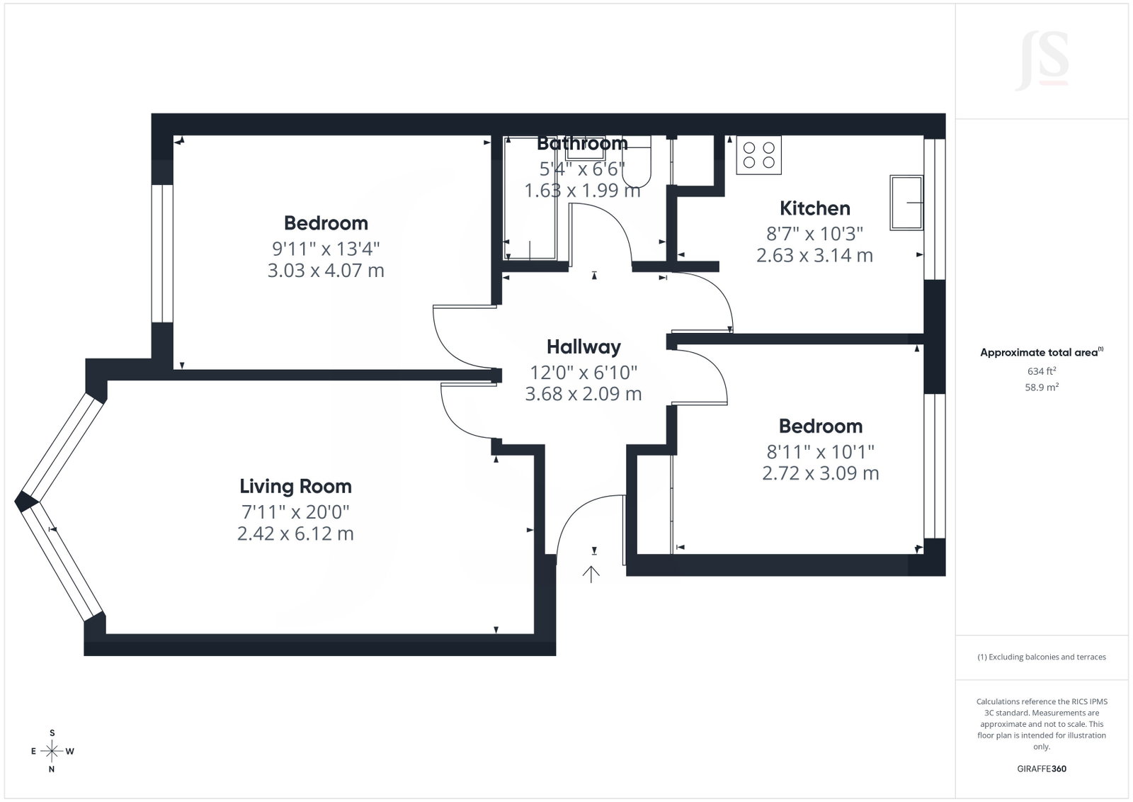 32,Durrington Gardens, The Causeway, Worthing floorplan