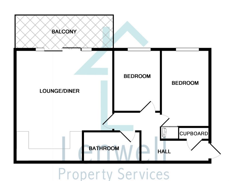 2 Bedrooms Flat to rent in Foxglove Way, Luton LU3