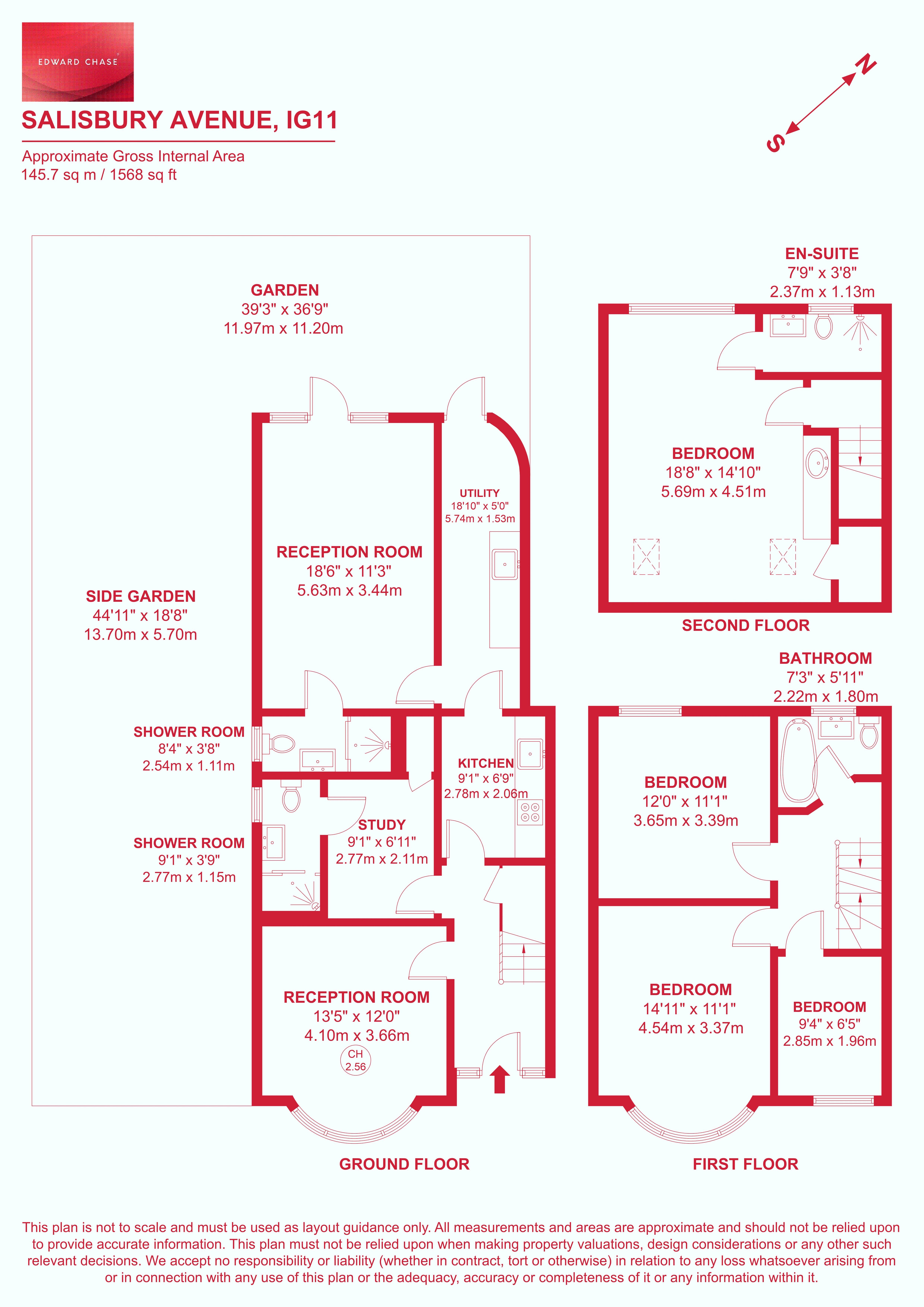 213, Salisbury Avenue, Barking floorplan