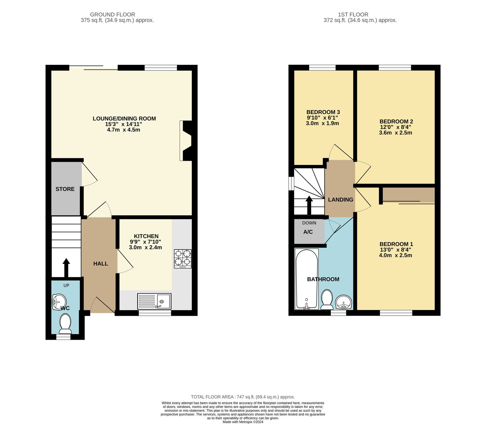 Slanns Meadow, Kingsteignton, Newton Abbot TQ12, 3 bedroom terraced
