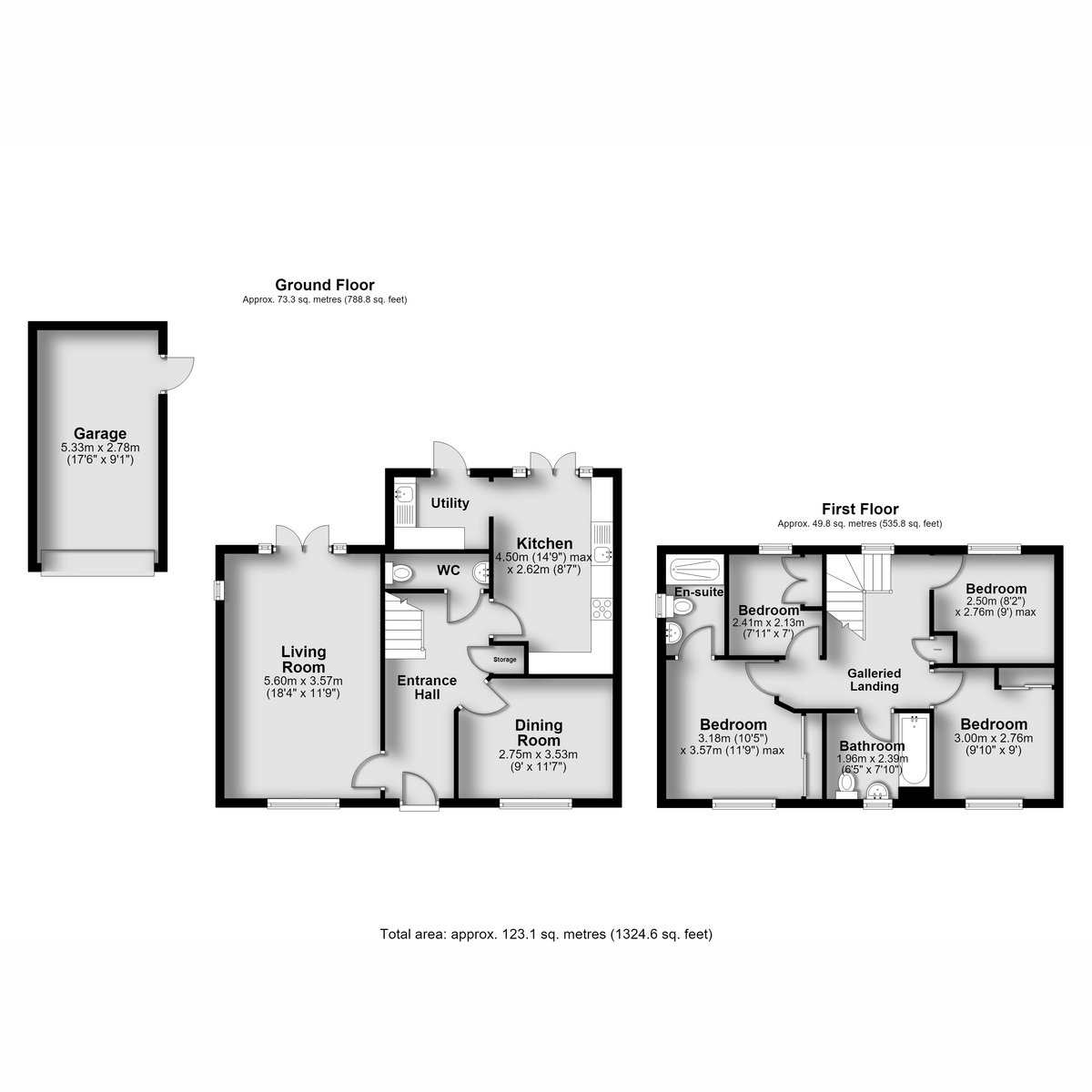 129, Denby Bank, Ripley floorplan