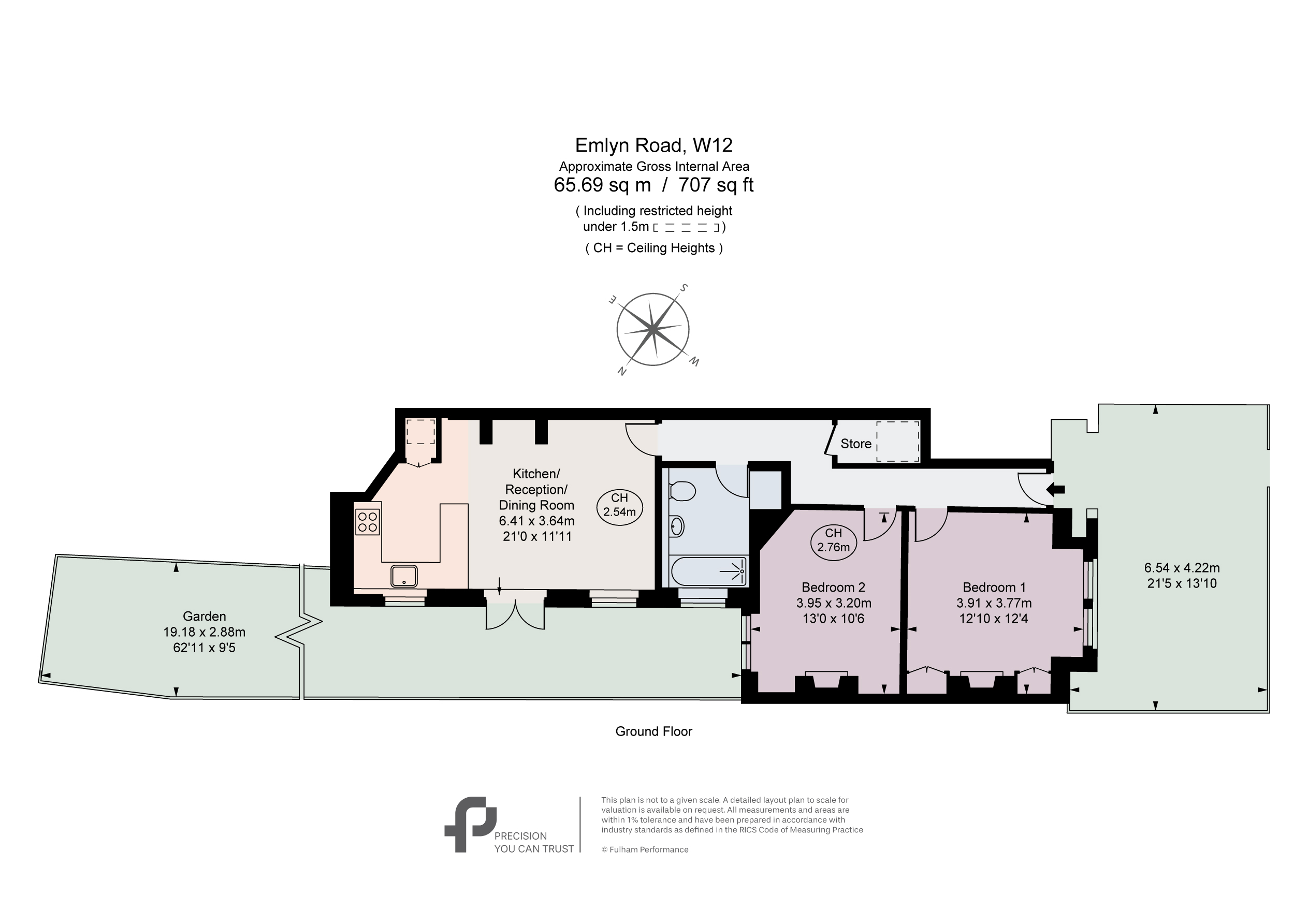 Emlyn Road, London floorplan