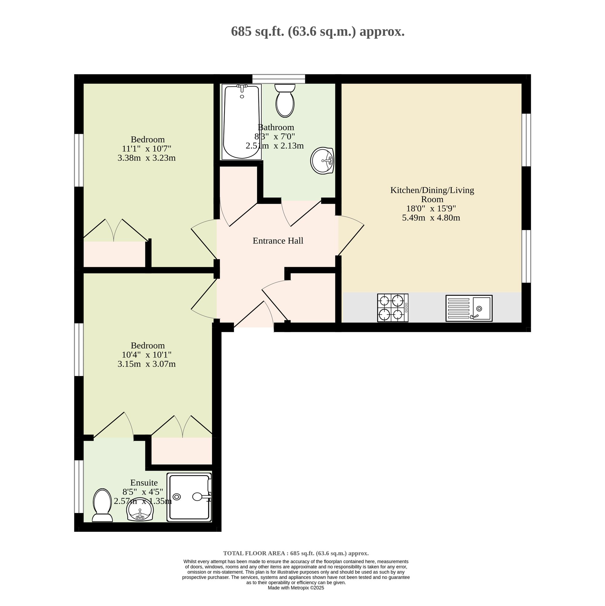 55 Lord Nelson Drive, Norwich floorplan