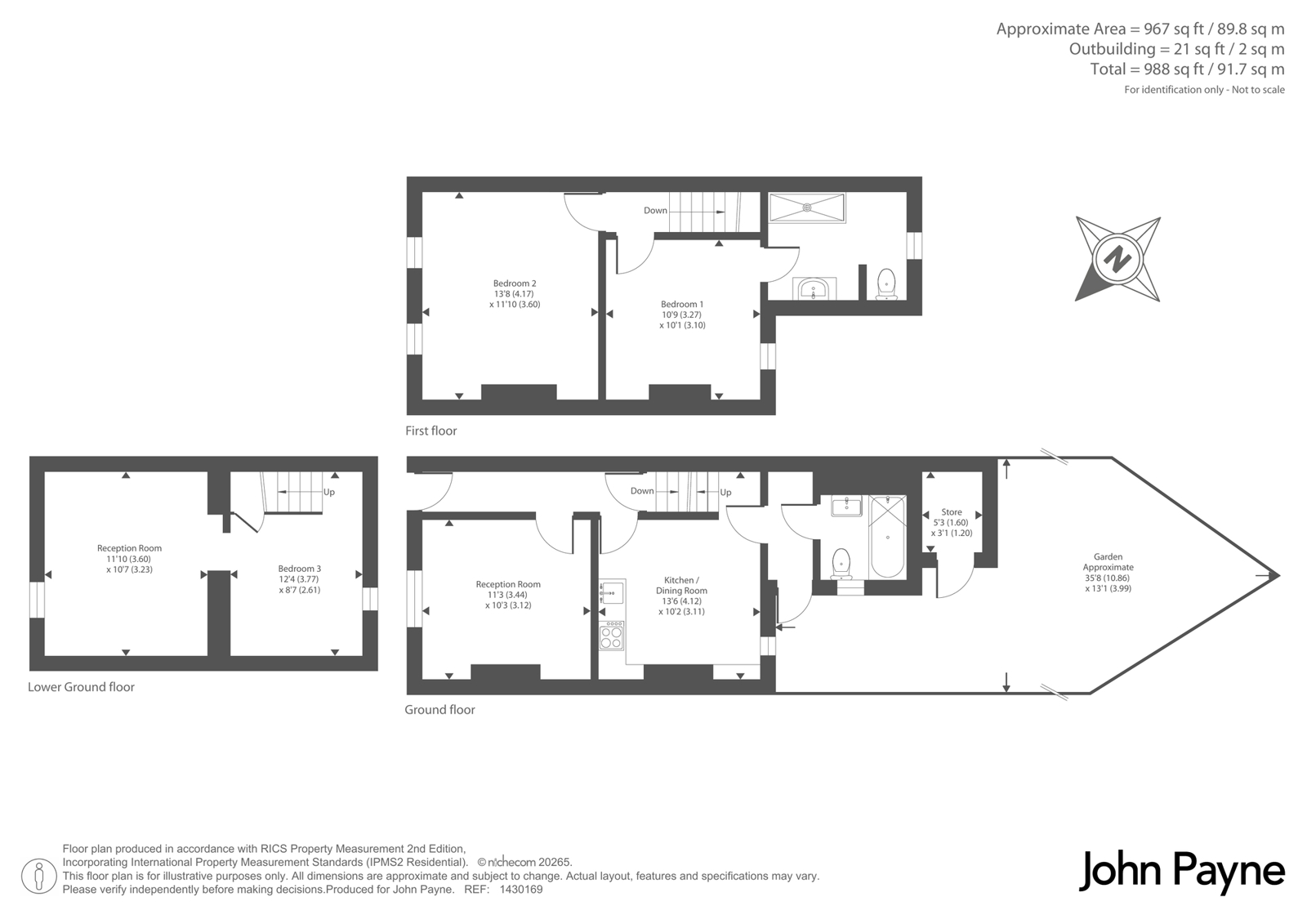 8, Churchfields, London floorplan