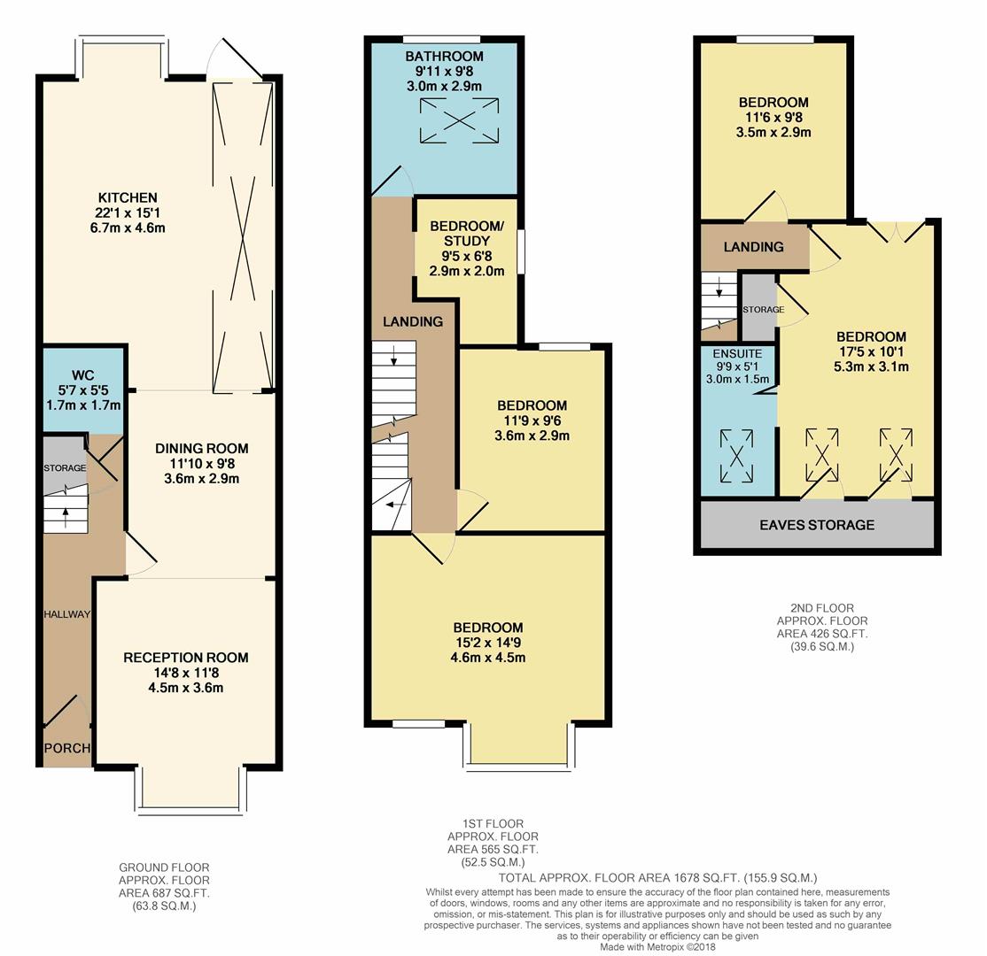 5 Bedrooms Terraced house to rent in Roland Road, London E17