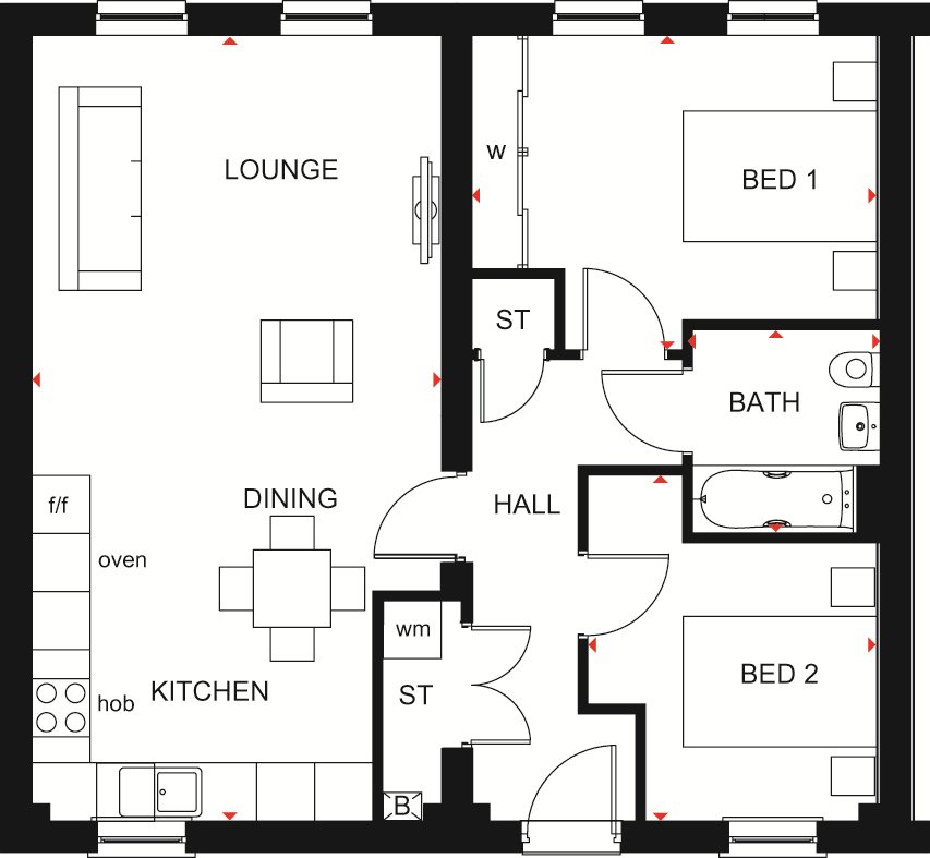 2 Bedrooms  for sale in 