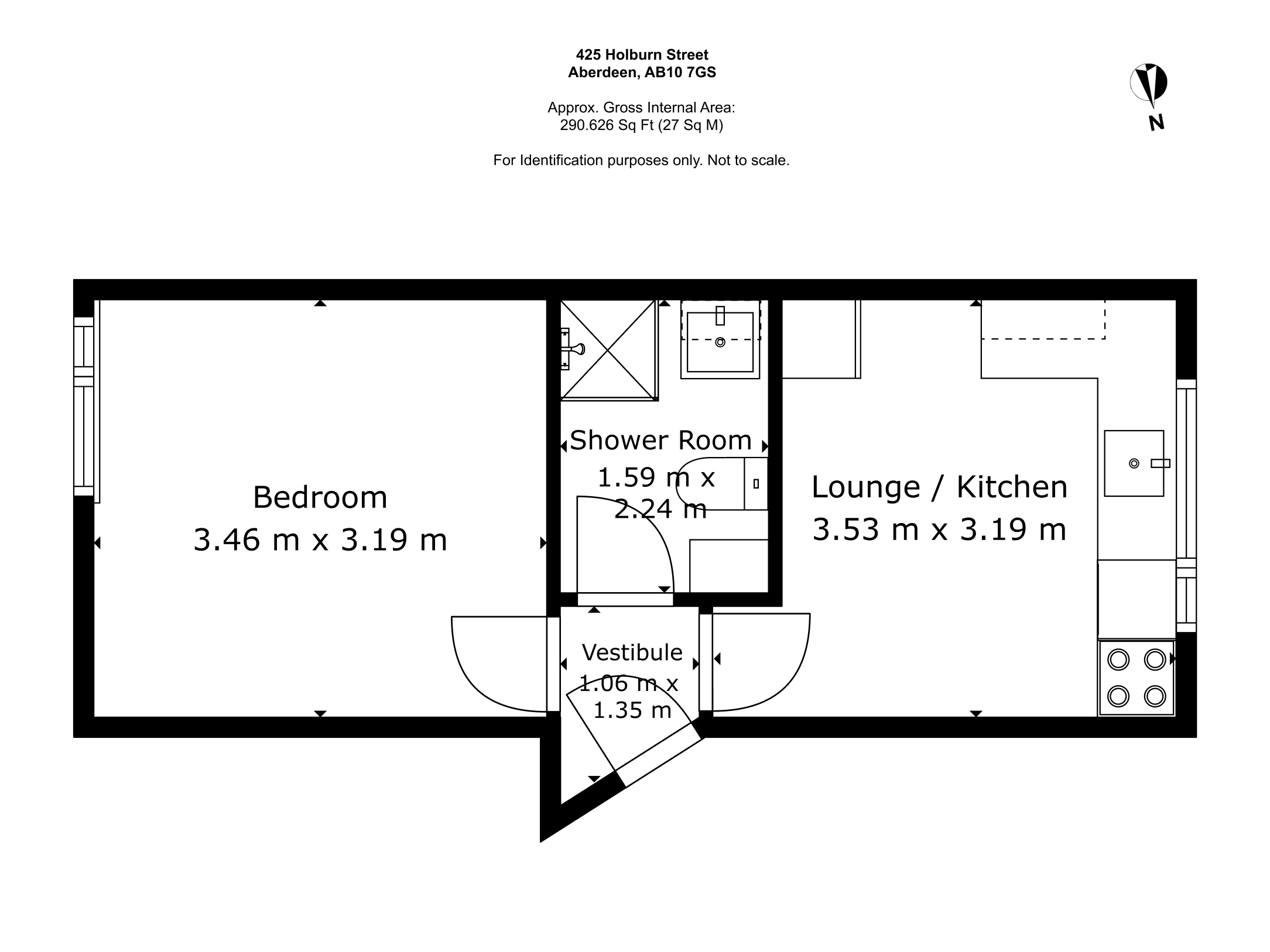 425, Holburn Street, Aberdeen floorplan
